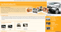 Desktop Screenshot of carrental-india.com
